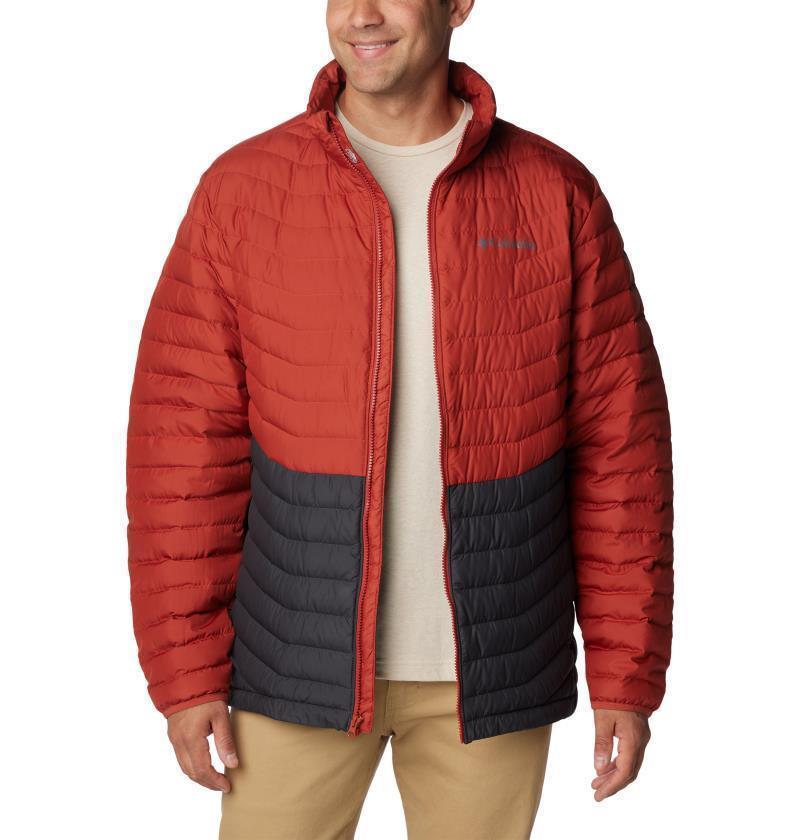 Westridge Down Jacket - Tall - Mens - Shark / Warp Red 4