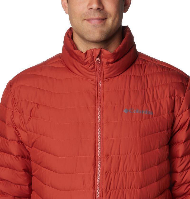 Westridge Down Jacket - Tall - Mens - Shark / Warp Red 6