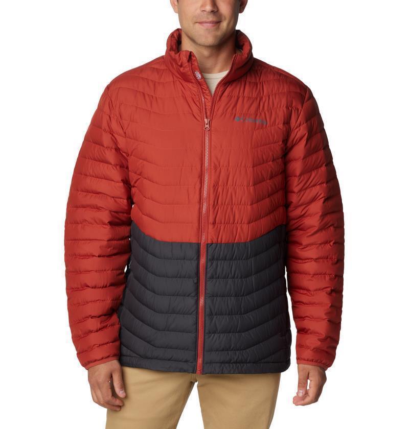 Westridge Down Jacket - Tall - Mens - Shark / Warp Red 1
