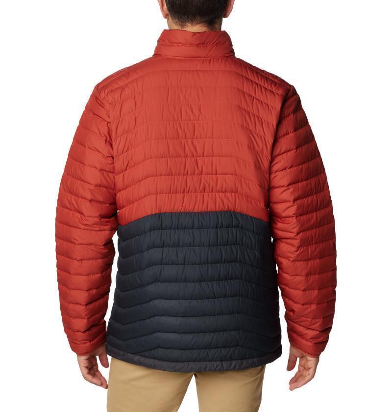 Westridge Down Jacket - Tall - Mens - Shark / Warp Red 2