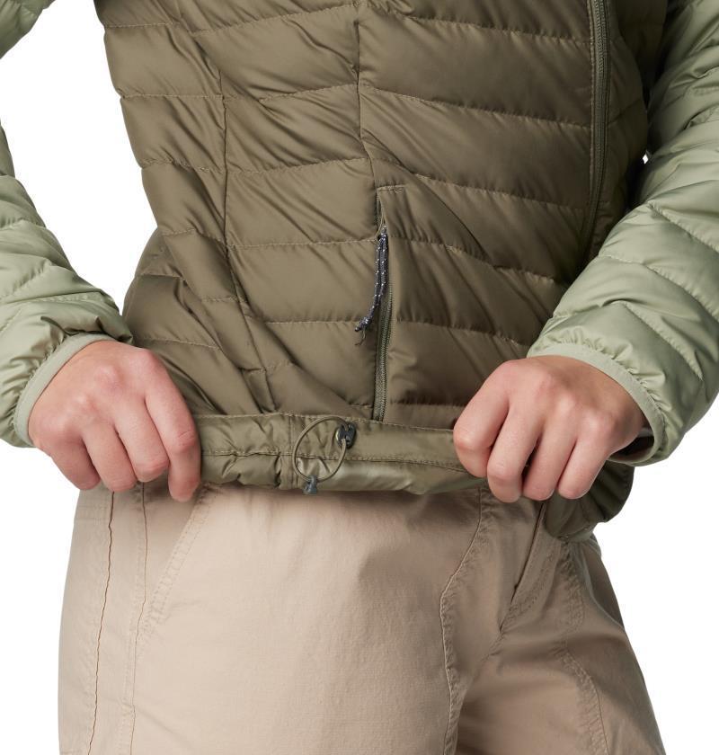 Westridge Full Zip Down Jacket - Womens - Safari / Stone Green 4