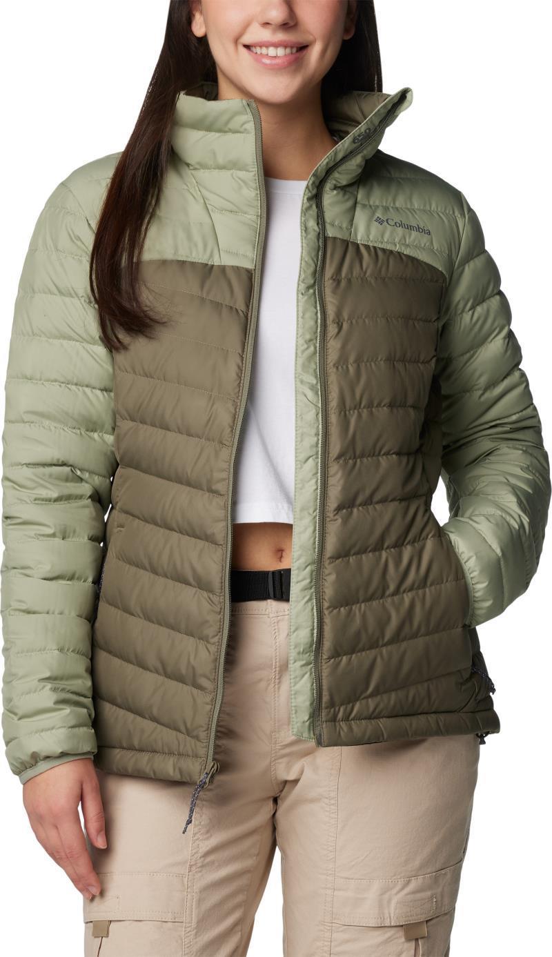 Westridge Full Zip Down Jacket - Womens - Safari / Stone Green 5