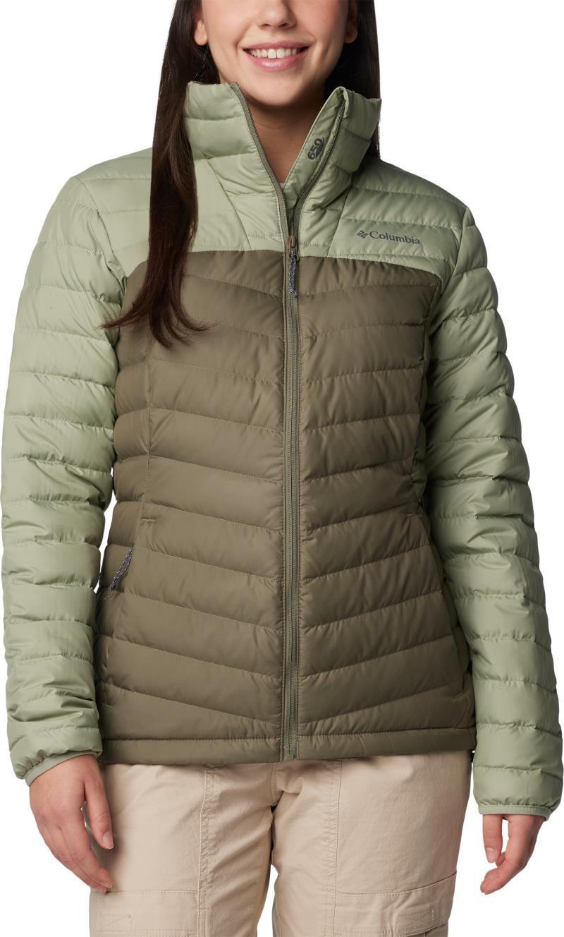 Westridge Full Zip Down Jacket - Womens - Safari / Stone Green 1