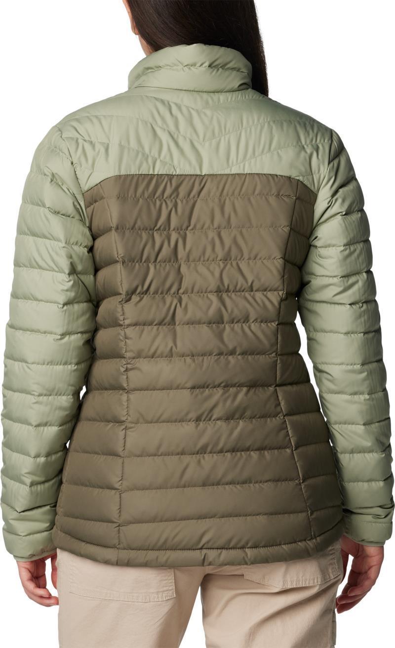 Westridge Full Zip Down Jacket - Womens - Safari / Stone Green 2