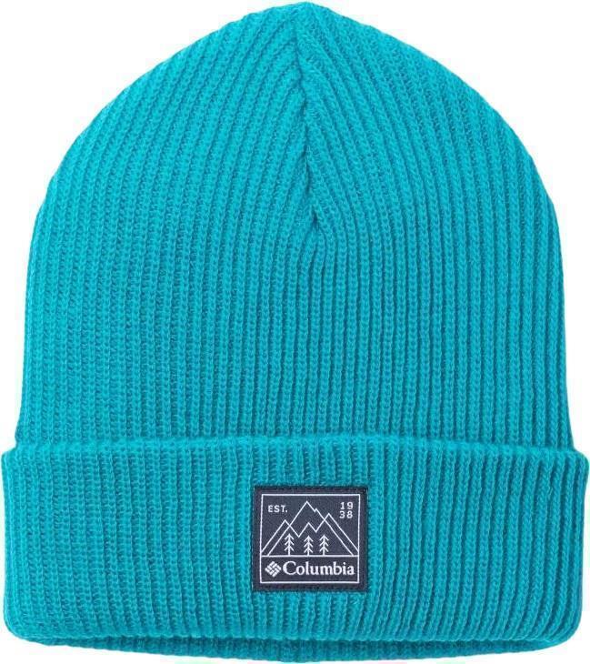 Whirlibird Cuffed Beanie - Youth - Geyser 1