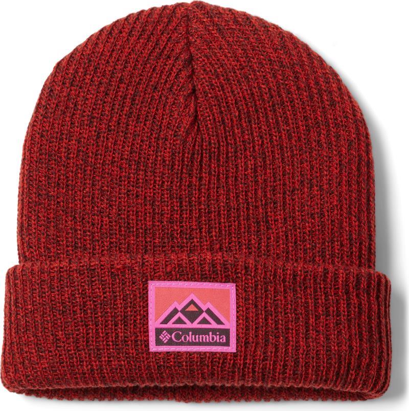Whirlibird Cuffed Beanie - Youth - daredevil / moonvista marled / mountains 1
