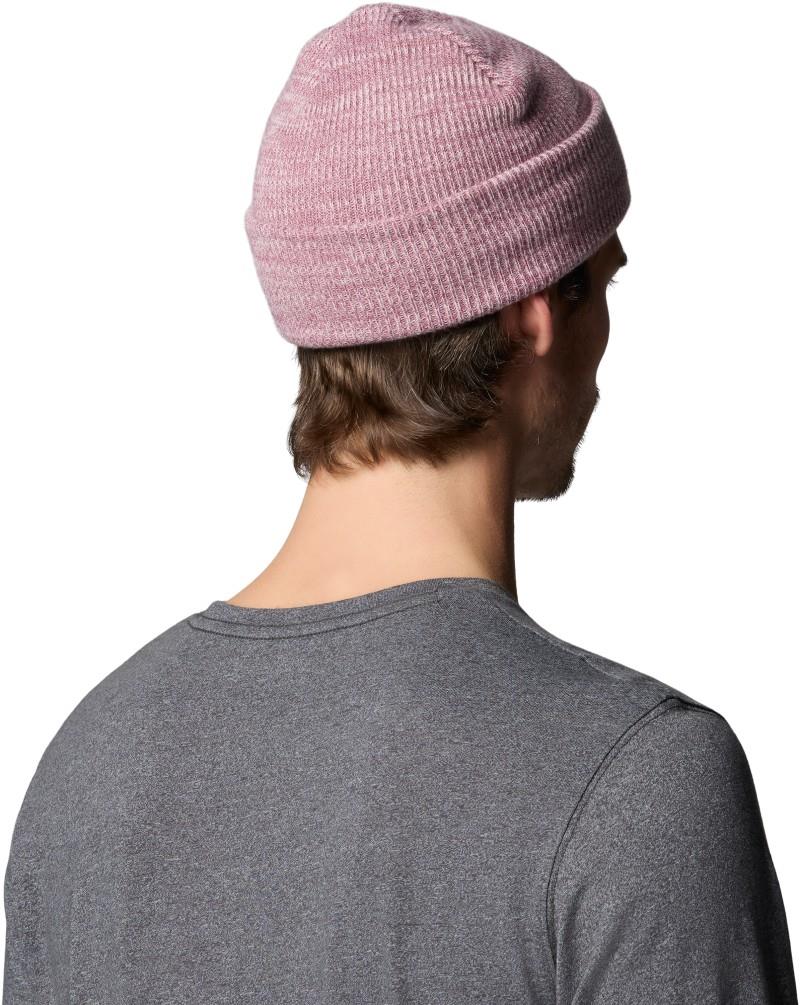 Whirlibird Cuffed Beanie - mineral pink / antique mauve / logo 1