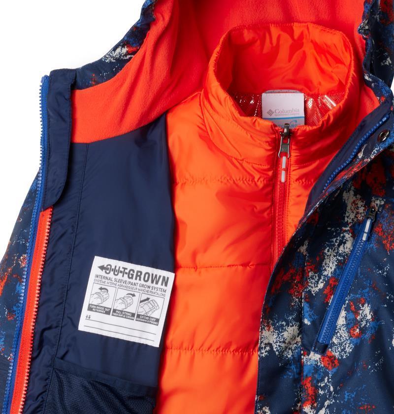 Whirlibird III Interchange Jacket - Youth Boys - Mountain Blue Timberwild / Spicy 5