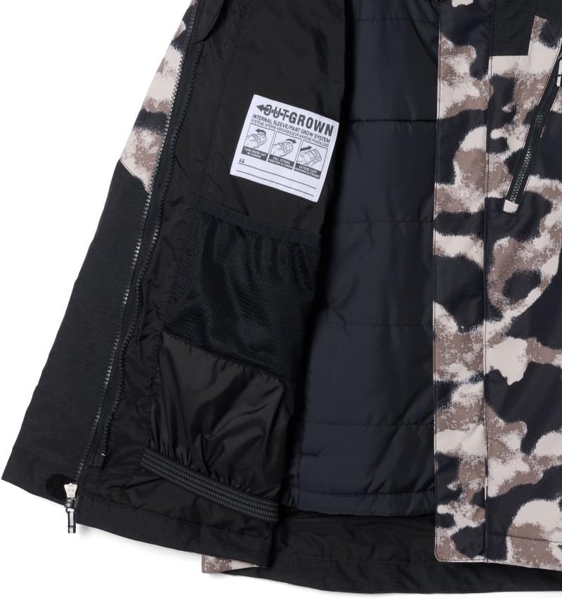 Whirlibird III Interchange Jacket - Youth Boys - flint grey wild imprints / black 1