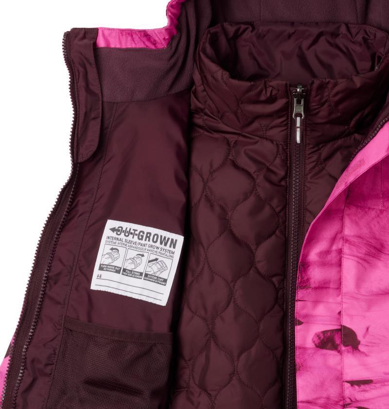 Whirlibird III Interchange Jacket - Youth Girls - Pink Ice Windblown / Moonvista 5