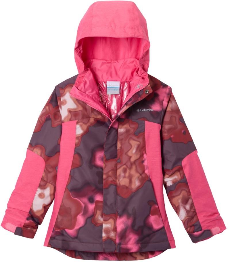 Whirlibird III Interchange Jacket - Youth Girls - red oxide dye flower / nico 1