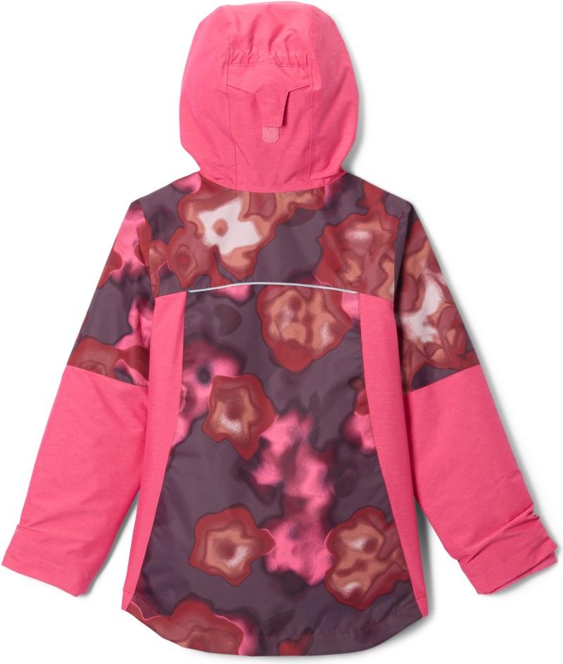 Whirlibird III Interchange Jacket - Youth Girls - red oxide dye flower / nico 1
