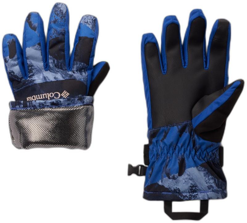 Whirlibird III Printed Gloves - Youth - mountain blue cascades 1