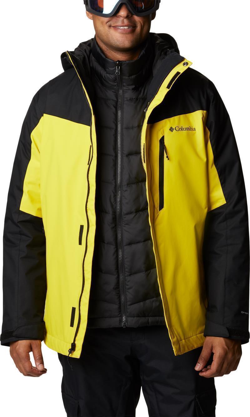Whirlibird IV Interchange Jacket - Mens - Laser Lemon / Black 3