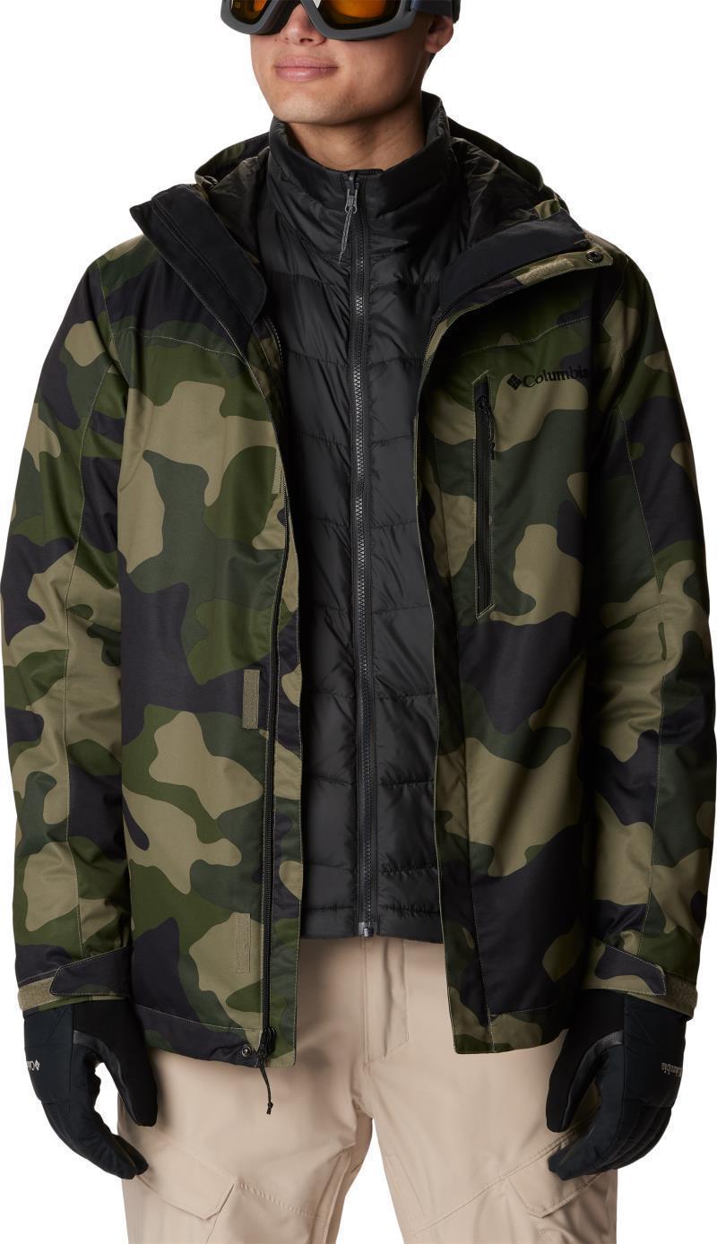 Whirlibird IV Interchange Jacket - Mens - Stone Green Mod Camo Print 4