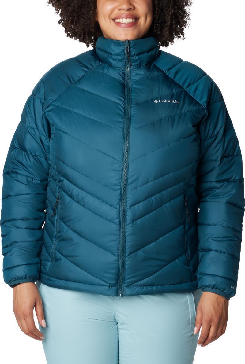 Whirlibird IV Interchange Jacket - Plus - Womens - Aqua Haze Flurries Print 7