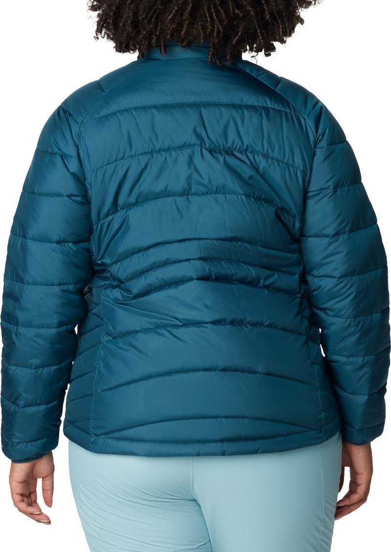 Whirlibird IV Interchange Jacket - Plus - Womens - Aqua Haze Flurries Print 8