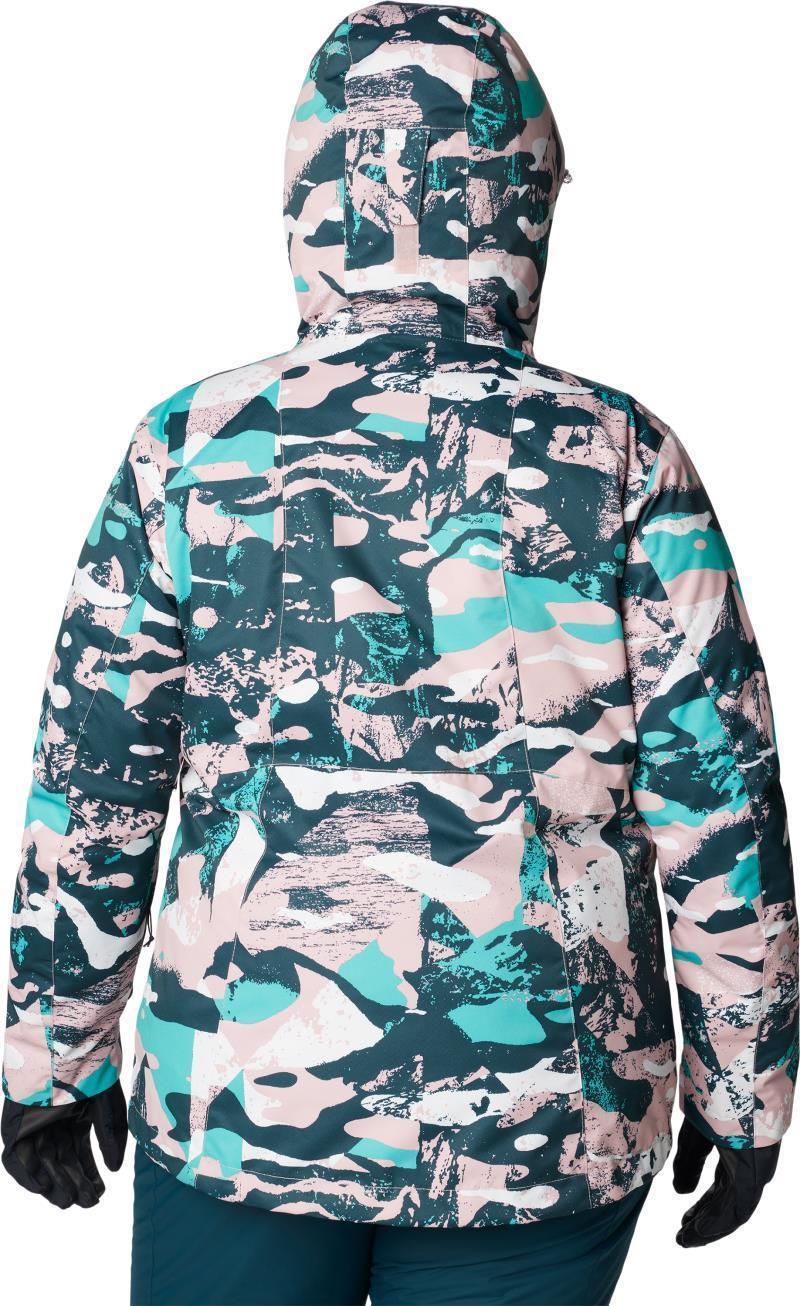 Whirlibird IV Interchange Jacket - Plus - Womens - Dusty Pink Geoglacial Print 2