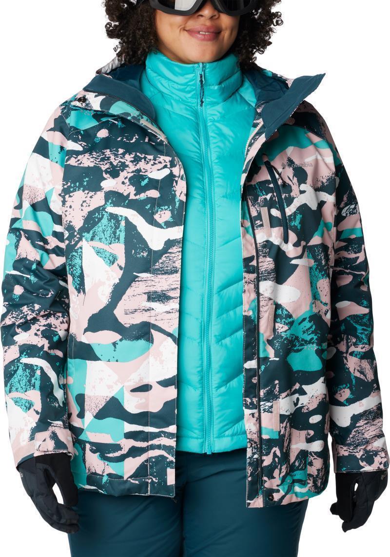 Whirlibird IV Interchange Jacket - Plus - Womens - Dusty Pink Geoglacial Print 5