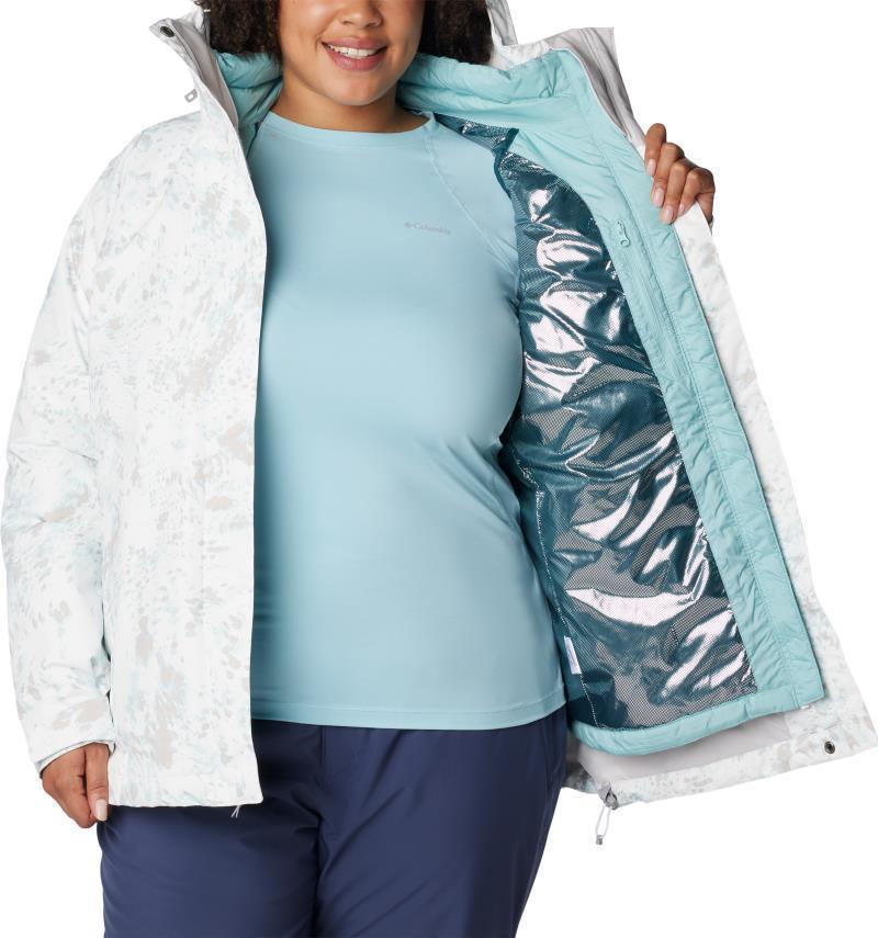 Whirlibird IV Interchange Jacket - Plus - Womens - White Flurries Print 5