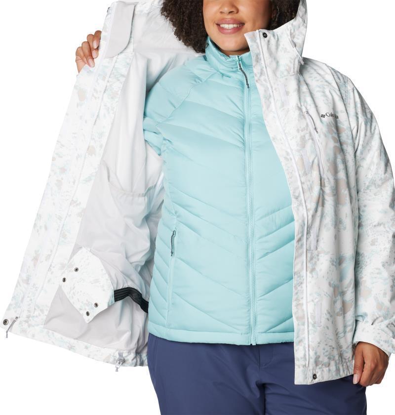 Whirlibird IV Interchange Jacket - Plus - Womens - White Flurries Print 6