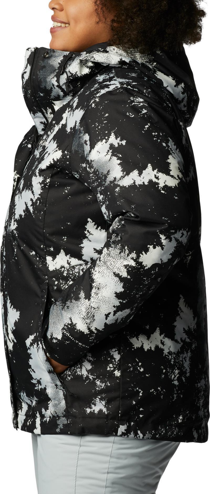 Whirlibird IV Interchange Jacket - Plus - Womens - White Lookup Print 3