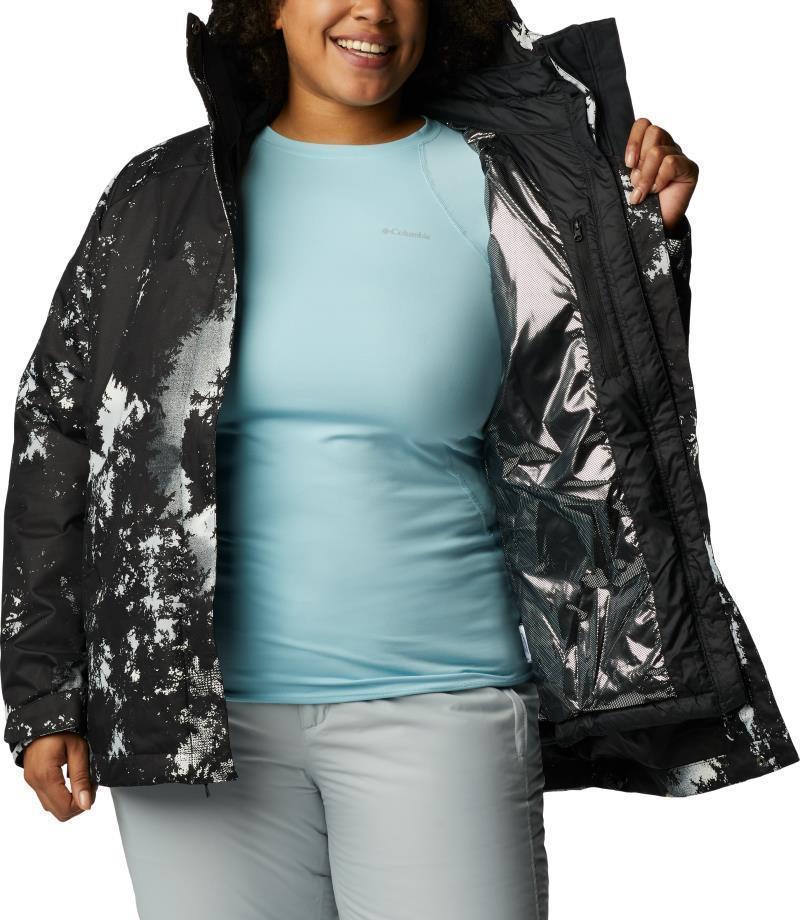 Whirlibird IV Interchange Jacket - Plus - Womens - White Lookup Print 5