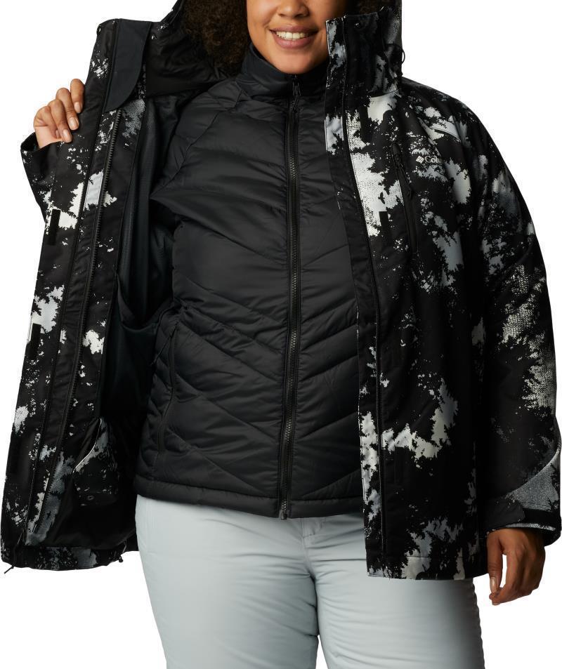 Whirlibird IV Interchange Jacket - Plus - Womens - White Lookup Print 6