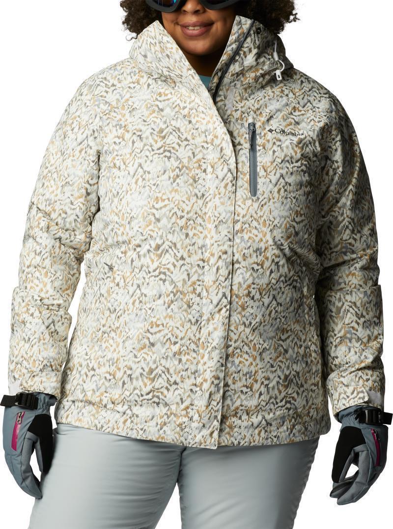 Whirlibird IV Interchange Jacket - Plus - Womens - White Terrain Print 1