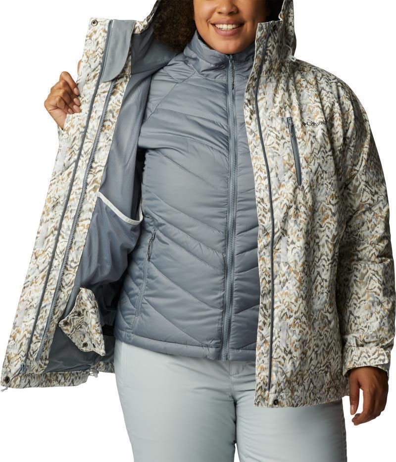 Whirlibird IV Interchange Jacket - Plus - Womens - White Terrain Print 5