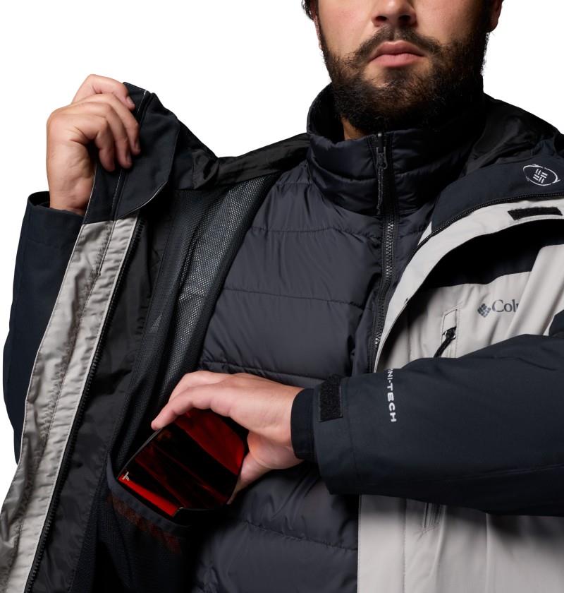 Whirlibird V Interchange Jacket, Extended - Mens - flint grey / black 1