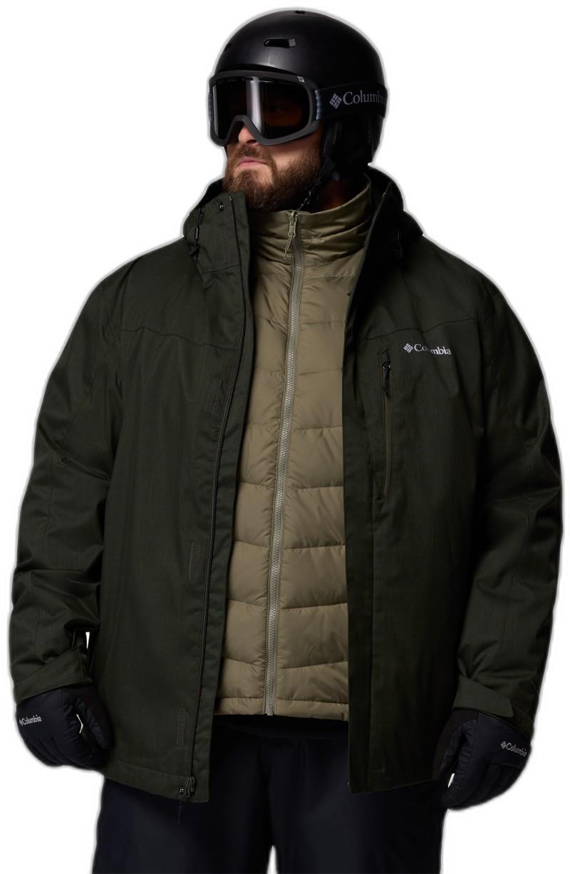 Whirlibird V Interchange Jacket, Extended - Mens - greenscape melange 1