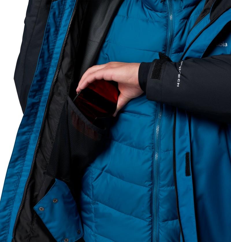 Whirlibird V Interchange Jacket, Extended - Mens - phoenix blue / black 1