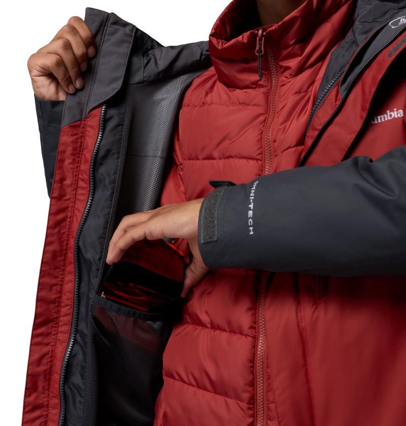 Whirlibird V Interchange Jacket, Tall - Mens - red oxide / shark 1