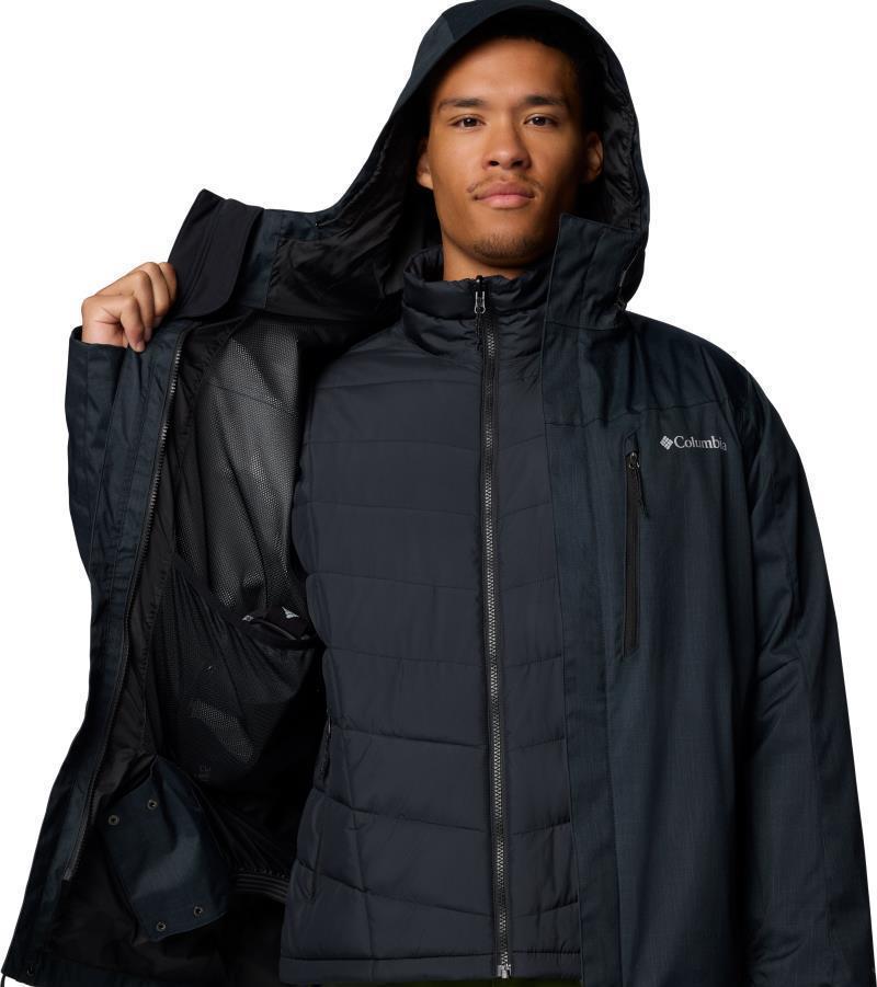 Whirlibird V Interchange Jacket - Mens - black melange 1