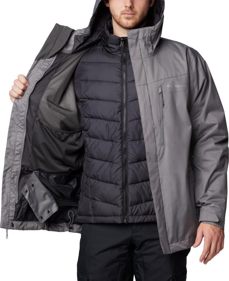 Whirlibird V Interchange Jacket - Mens - city grey melange 1
