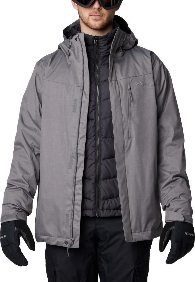 Whirlibird V Interchange Jacket - Mens - city grey melange 1
