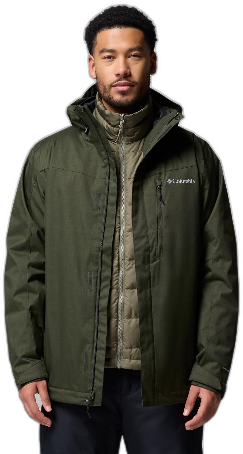 Whirlibird V Interchange Jacket - Mens - greenscape melange 1