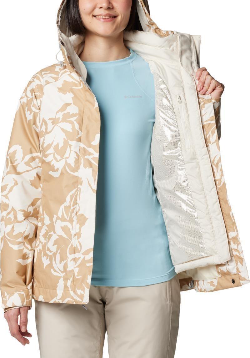 Whirlibird V Printed Interchange Jacket - Womens - canoe leafall print 1