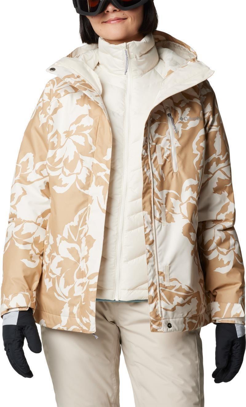Whirlibird V Printed Interchange Jacket - Womens - canoe leafall print 1