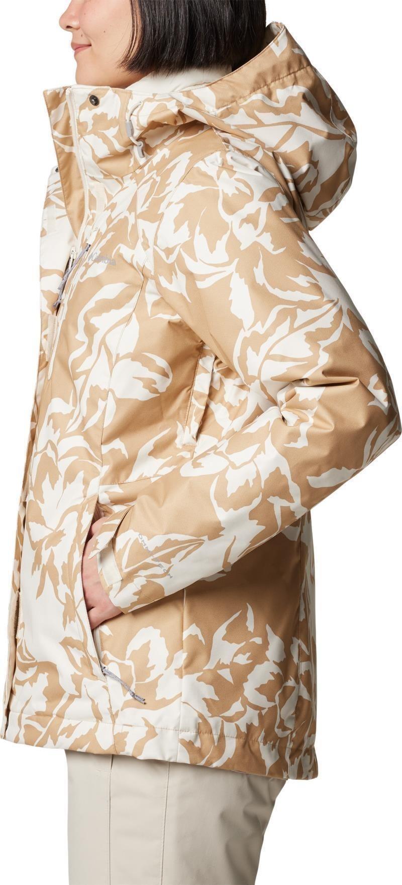 Whirlibird V Printed Interchange Jacket - Womens - canoe leafall print 1