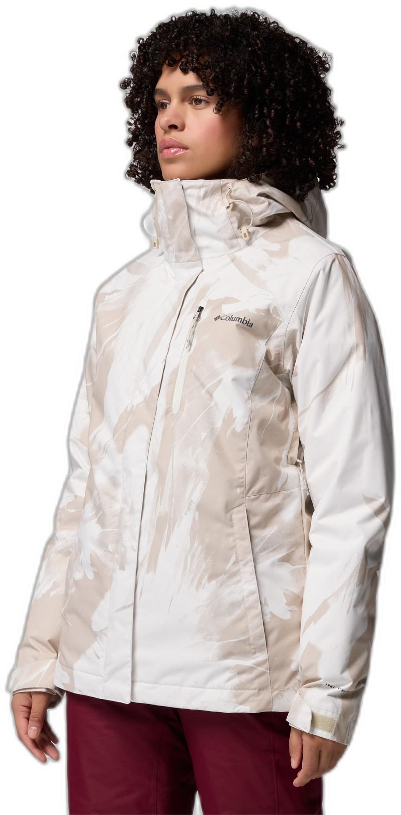 Whirlibird V Printed Interchange Jacket - Womens - dark stone snowflight 1
