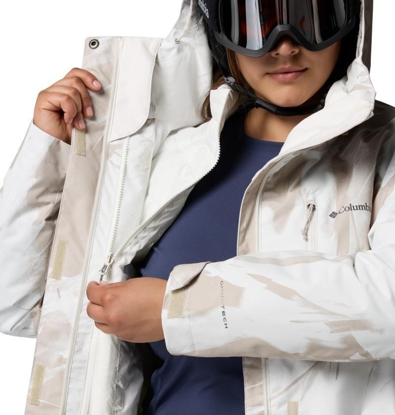 Whirlibird V Printed Interchange Jacket - Womens - dark stone snowflight 1