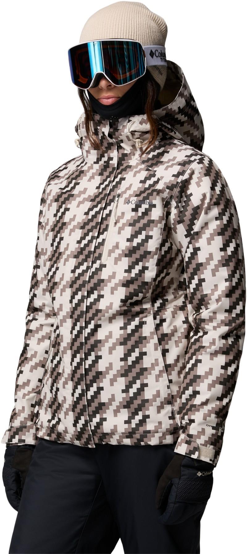 Whirlibird V Printed Interchange Jacket - Womens - dark stone twills 1