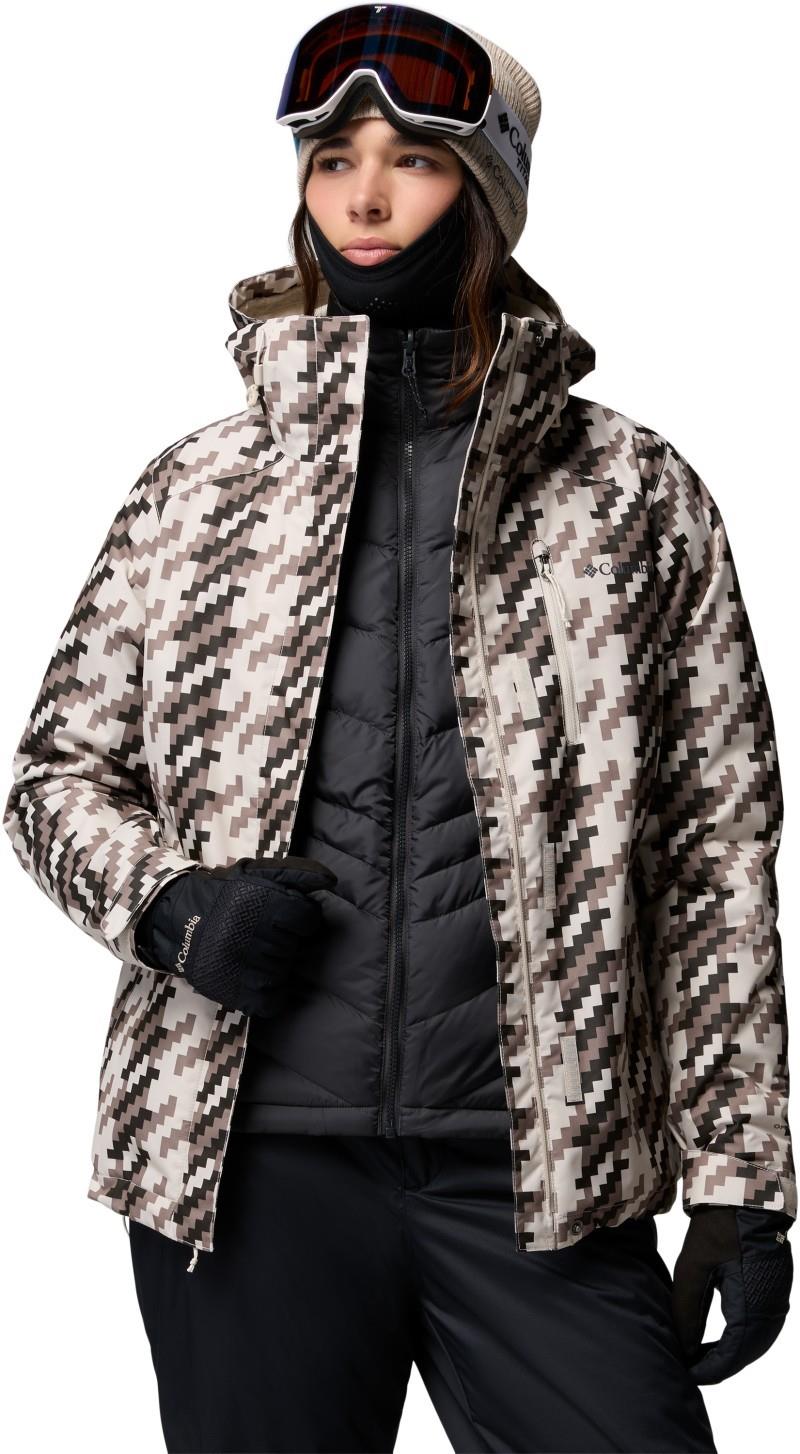 Whirlibird V Printed Interchange Jacket - Womens - dark stone twills 1