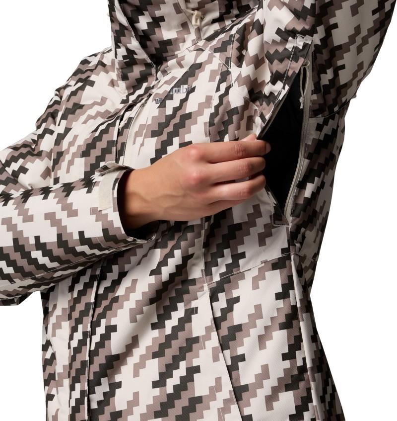 Whirlibird V Printed Interchange Jacket - Womens - dark stone twills 1