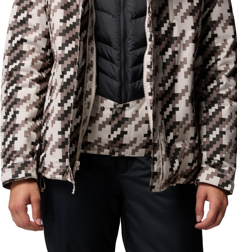 Whirlibird V Printed Interchange Jacket - Womens - dark stone twills 1