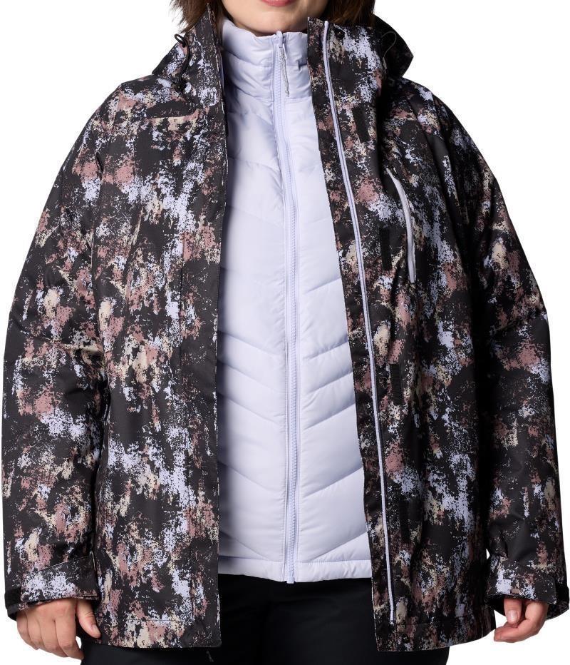 Whirlibird V Printed Interchange Jacket - Womens - snowdrift timberwild print 1