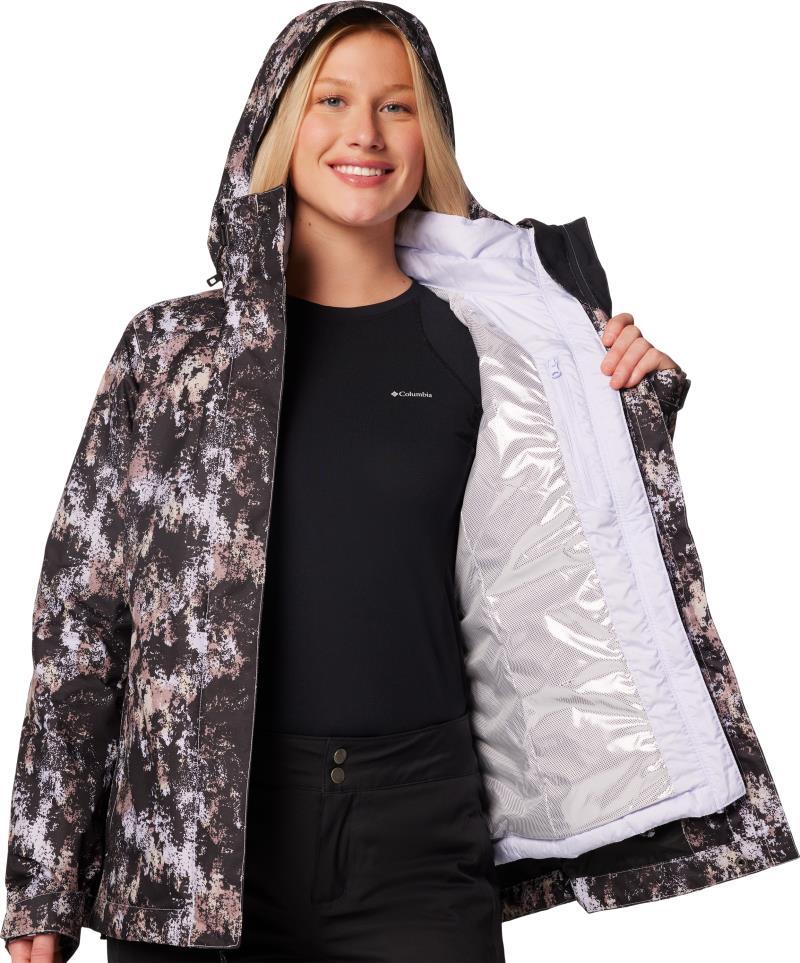 Whirlibird V Printed Interchange Jacket - Womens - snowdrift timberwild print 1