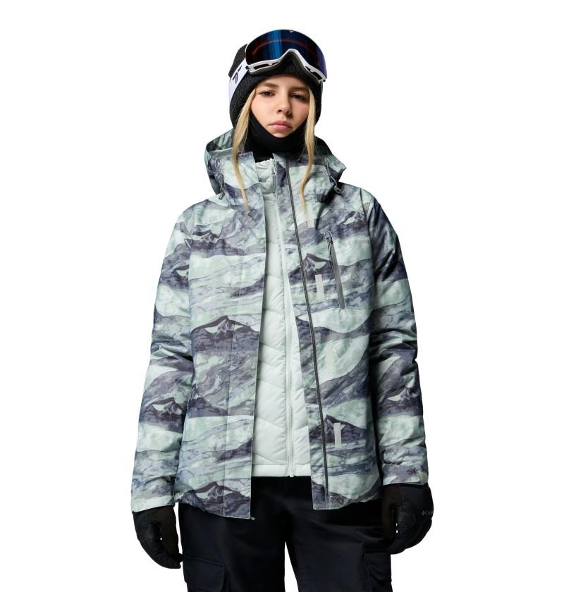 Whirlibird V Printed Interchange Jacket - Womens - tea light summits tonal 1
